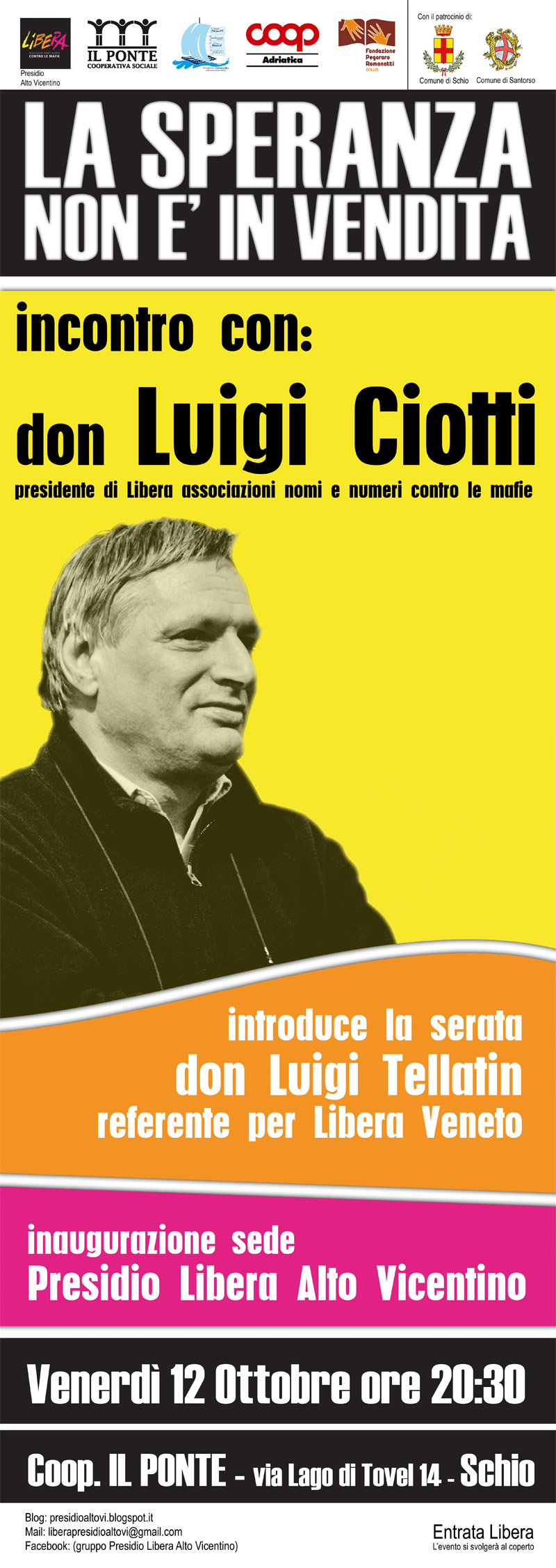 Don Ciotti 16 ottobre